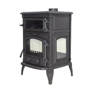 Black Burning Fireplace Wood Stove - CastingFire
