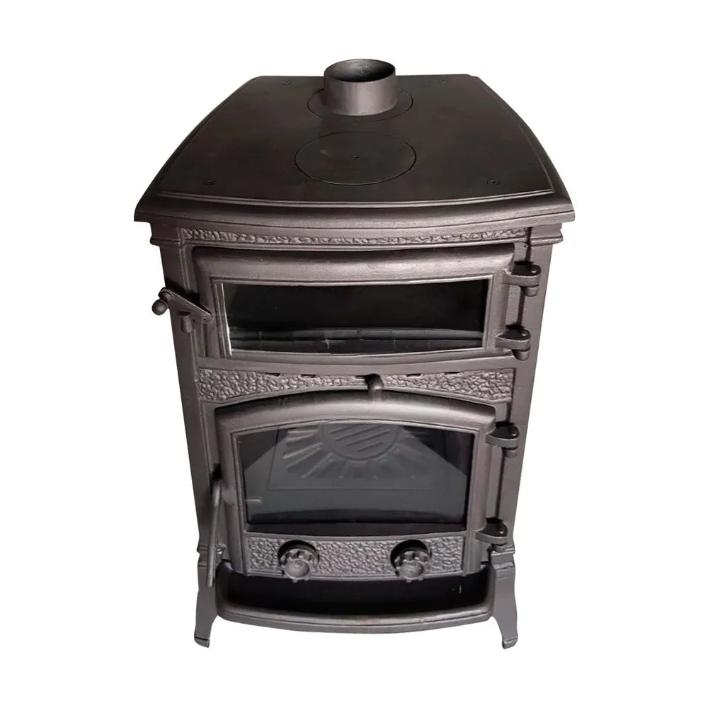 Black Burning Fireplace Wood Stove - CastingFire