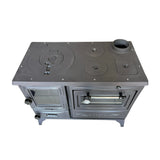 Black Cast Iron Burning Fireplace Wood Stove - CastingFire