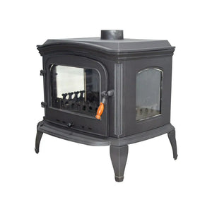 Black Cast Iron Farmhouse Stove - CastingFire