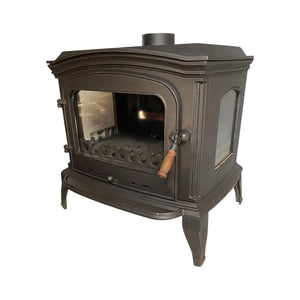 Black Cast Iron Farmhouse Stove - CastingFire