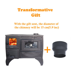 Black Cast Iron Stove - CastingFire
