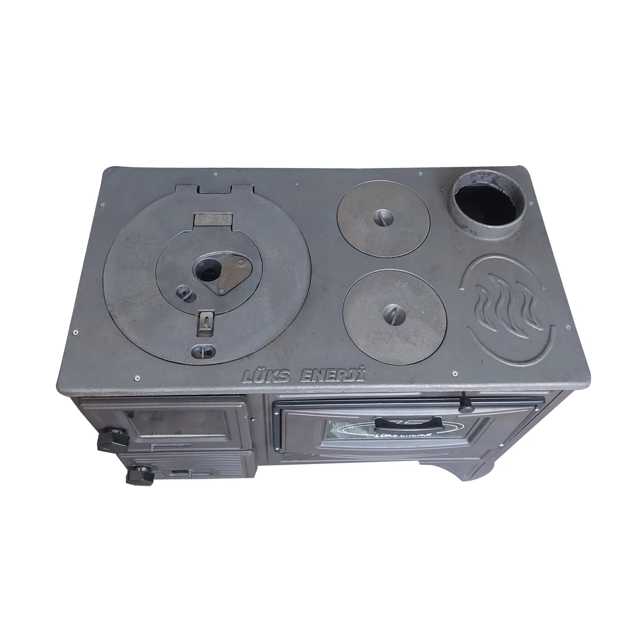 Black Cast Iron Stove - CastingFire