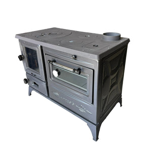 Black Cast Iron Stove Farmhouse Kitchen Home Stove With Oven Transformative Gift - CastingFire