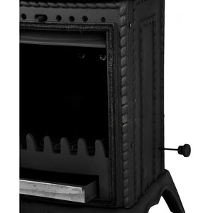 Black Cast Iron Stove - Farmhouse Stove With Oven Fire Pit Gift - CastingFire