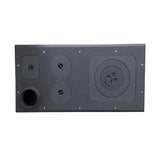 Black Cast Iron Stove with Oven Durable Cast Iron Fireplace - CastingFire