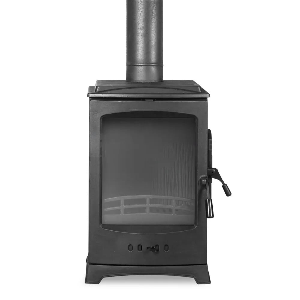 Burning Fireplace Wood Stove Cooker Stove - CastingFire