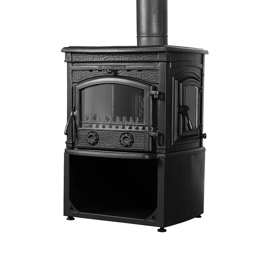 Burning Fireplace Wood Stove Cooker Stove Farmhouse Stove - CastingFire