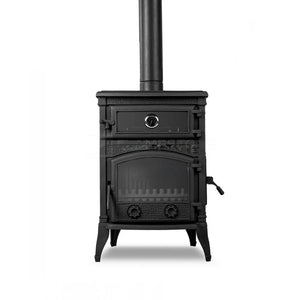 Burning Fireplace Wood Stove Cooker Stove Farmhouse Stove With Oven Fire Pit Gift - CastingFire