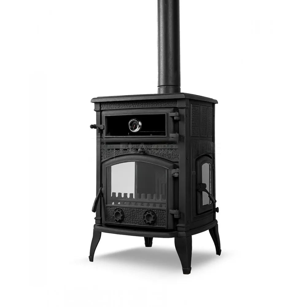 Burning Fireplace Wood Stove Cooker Stove Farmhouse Stove With Oven Fire Pit Gift - CastingFire