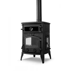 Burning Fireplace Wood Stove Cooker Stove Farmhouse Stove With Oven Fire Pit Gift - CastingFire