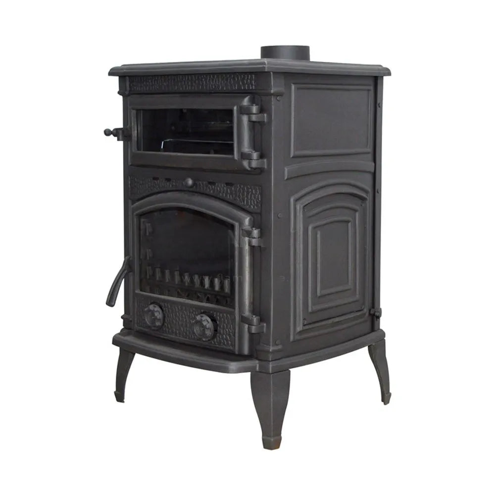 Cast Iron Stove for Outdoor | Versatile Mini Stove with Baking Oven - CastingFire
