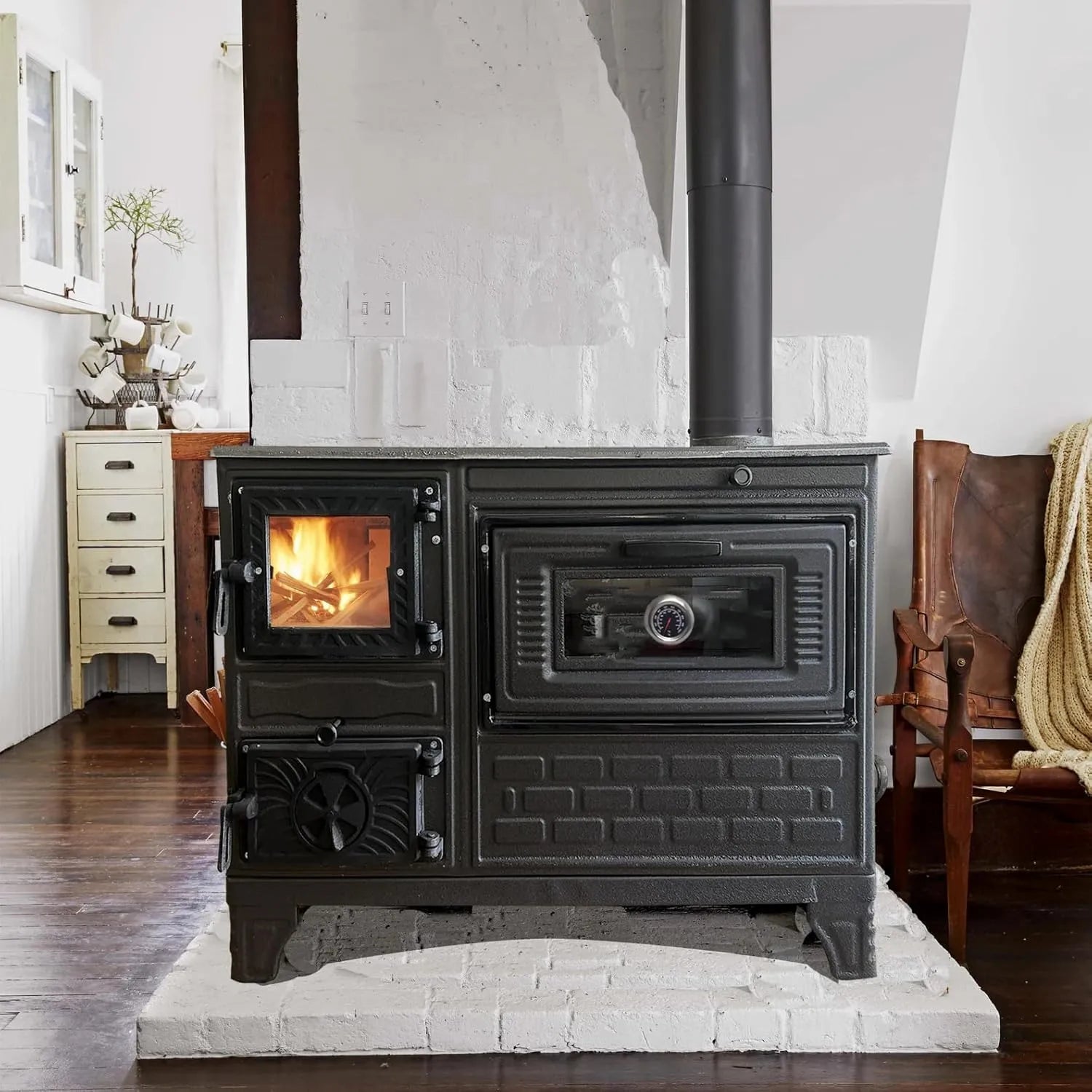 Cast Iron Stove with Oven - TheCastingFire