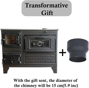 Cast Iron Stove with Oven - TheCastingFire