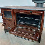Cast Iron Stove with Oven Brown - CastingFire