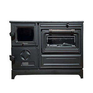 Cast Iron Stove with Oven - Cast Iron Fireplace - CastingFire