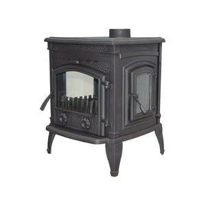 Cast Iron Stove with Oven | Durable Outdoor Cooking Stove for Tiny Homes - CastingFire