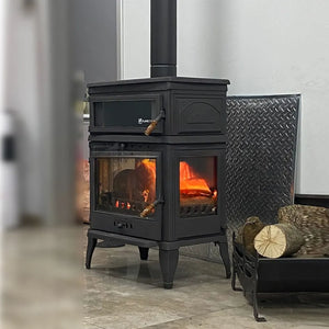 Cast Iron Stove with Oven - CastingFire