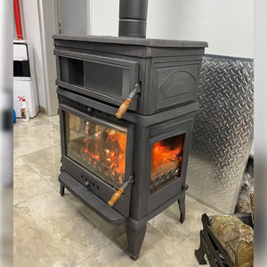 Cast Iron Stove with Oven - CastingFire