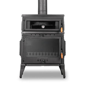 Cast Iron Stove with Retro Vertical Oven - CastingFire
