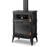 Cast Iron Stove with Retro Vertical Oven - CastingFire