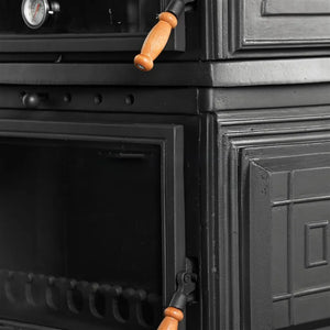 Cast Iron Stove with Retro Vertical Oven - CastingFire