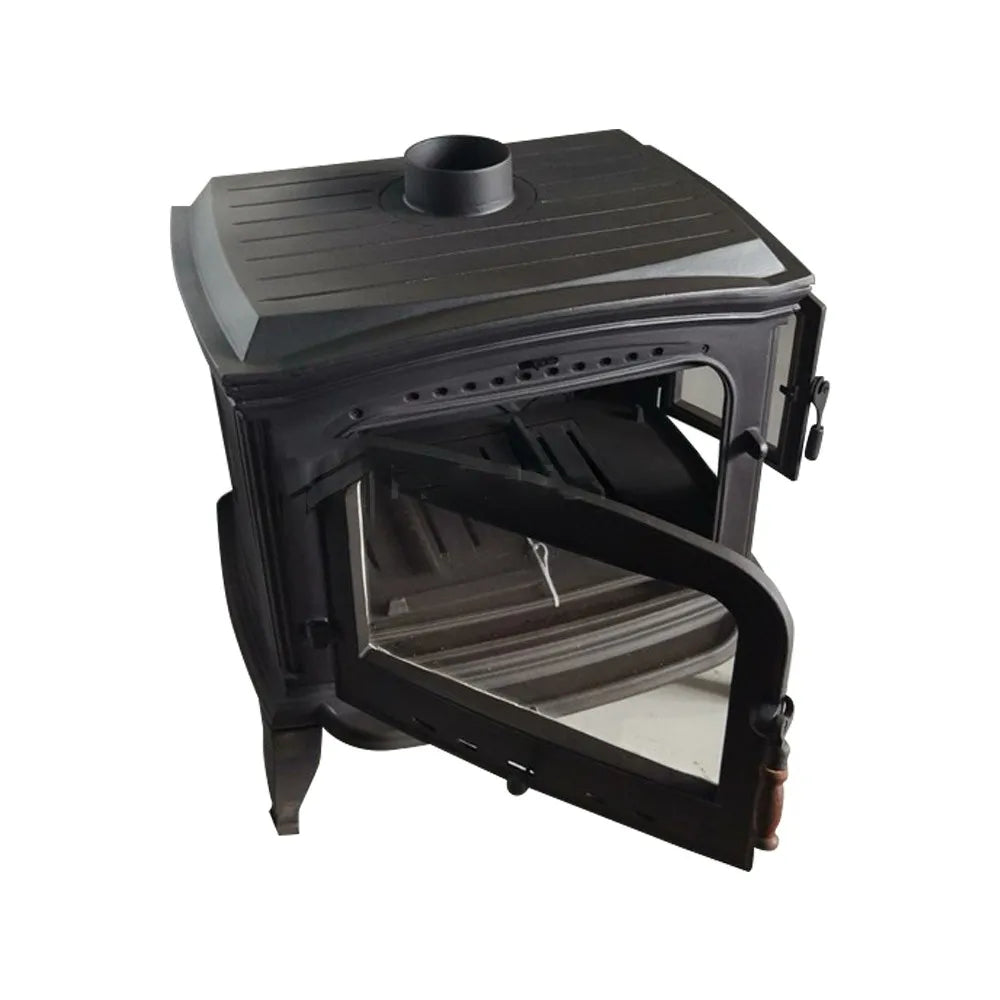 Cast Iron Stove with Side Cover - CastingFire