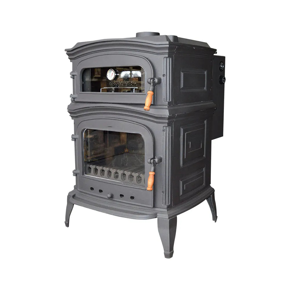 Cast Iron Stove with Water System Oven - CastingFire