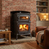 Glass Cast Iron Stove with Side Cover