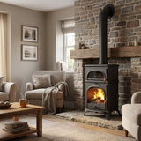 Cast Iron Stove with Oven | Compact Cooking Stove for Tiny House Living