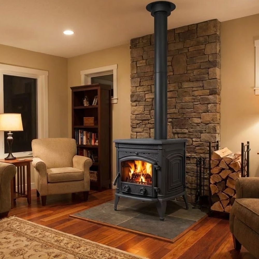 Cast Iron Stove for Tiny Cabins | Multi-Functional Mini Outdoor Stove