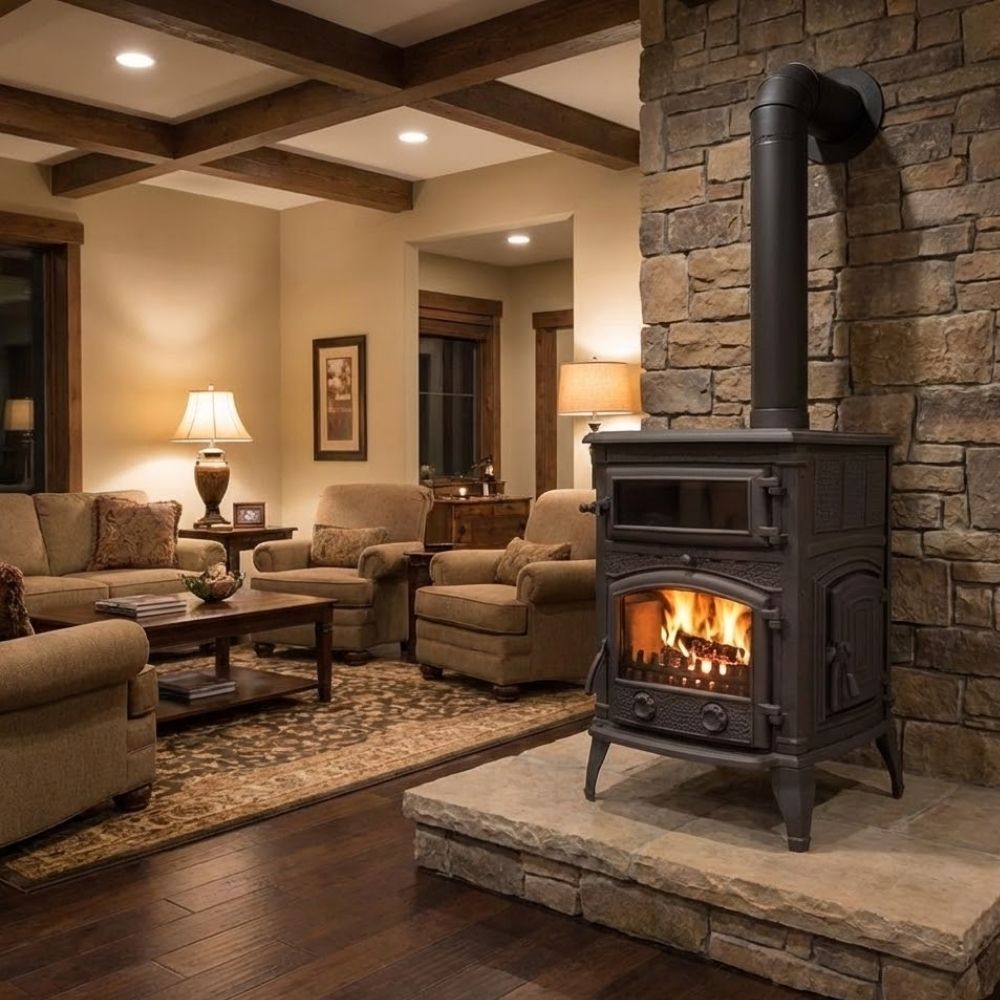 Cast Iron Stove for Baking | Compact Outdoor Mini Stove for Adventures