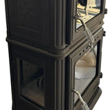 Colorful Cast Iron Wood Stove Pipe Set 3 Straight Pipes + 1 Elbow Pipe - TheCastingFire