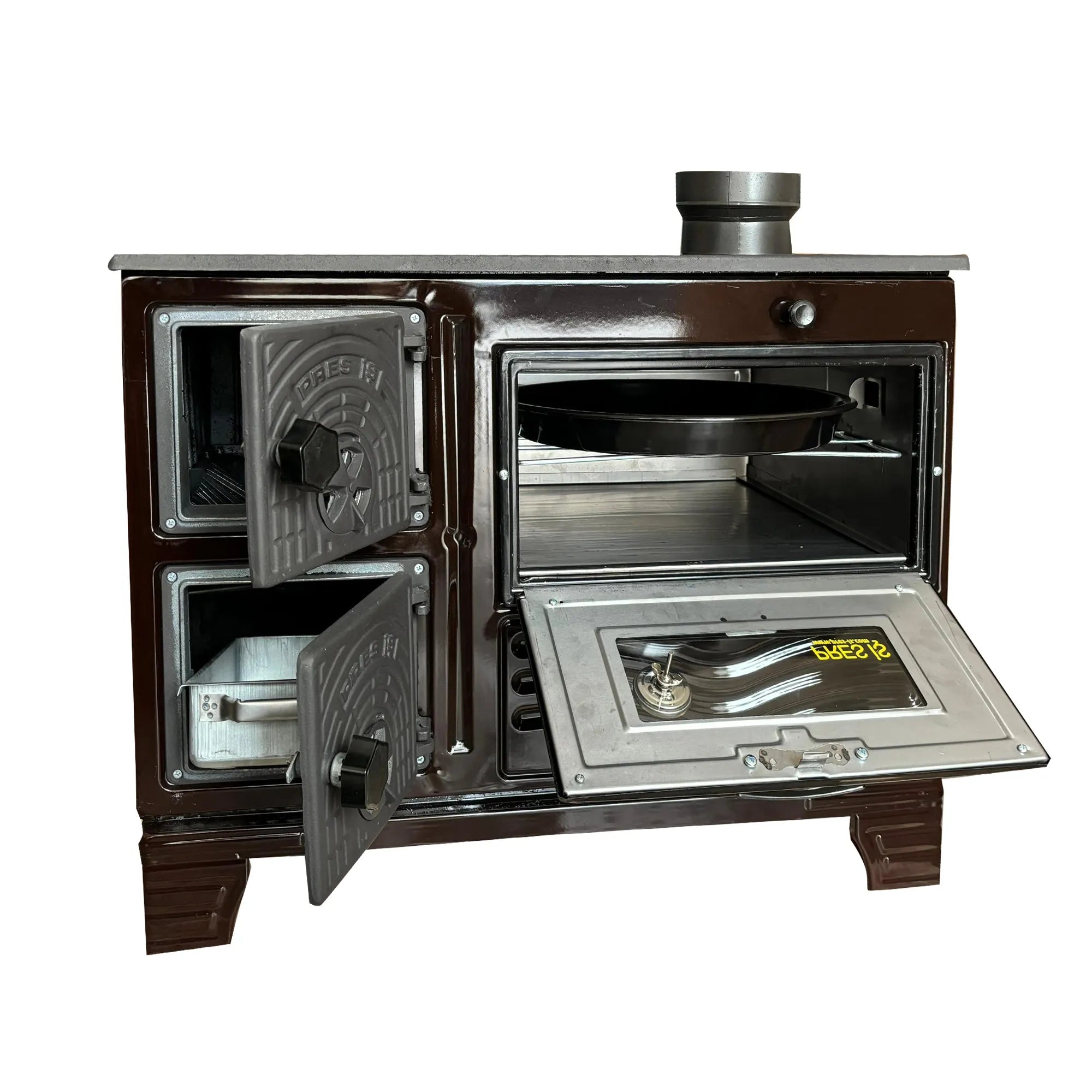 Durable Cast Baking Oven Cooker Oven by Burning Wood - CastingFire