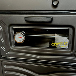 Durable Cast Baking Oven Cooker Oven by Burning Wood Black - CastingFire