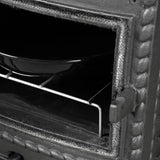Lux Retro Black Cast Iron Stove - CastingFire