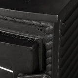Lux Retro Black Cast Iron Stove - CastingFire