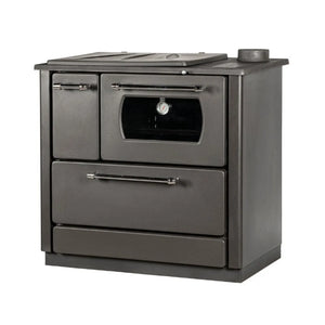 Maxi Wood Cook Stove Black - Nominal Heat Power: 7.9 kw - TheCastingFire