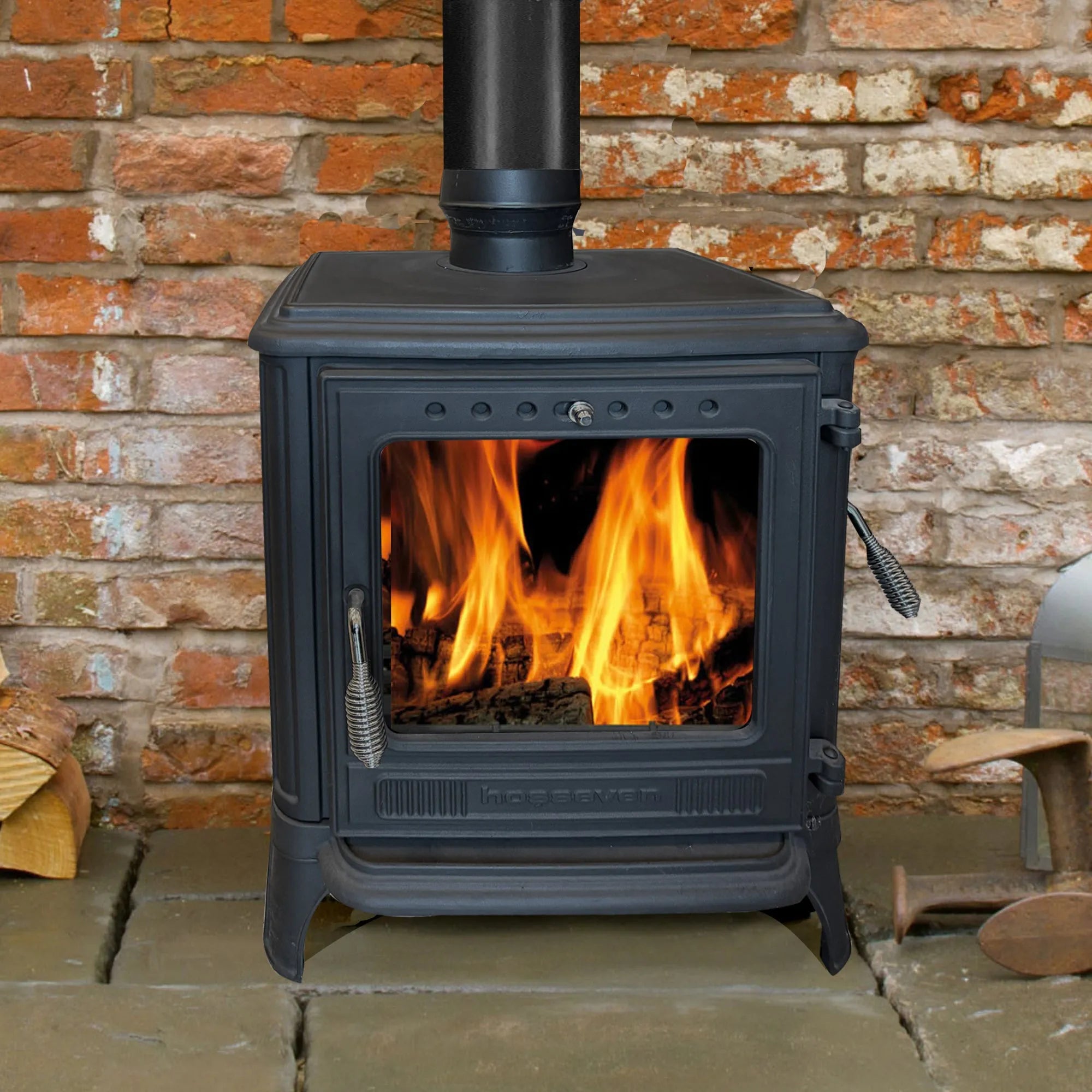 Mini Iron Cast Stove Black - TheCastingFire