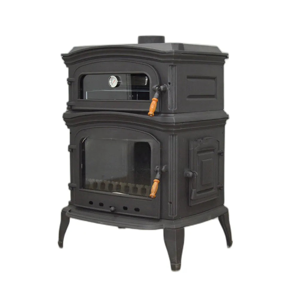 Premium Oven Side Cover Cast Iron Stove - CastingFire