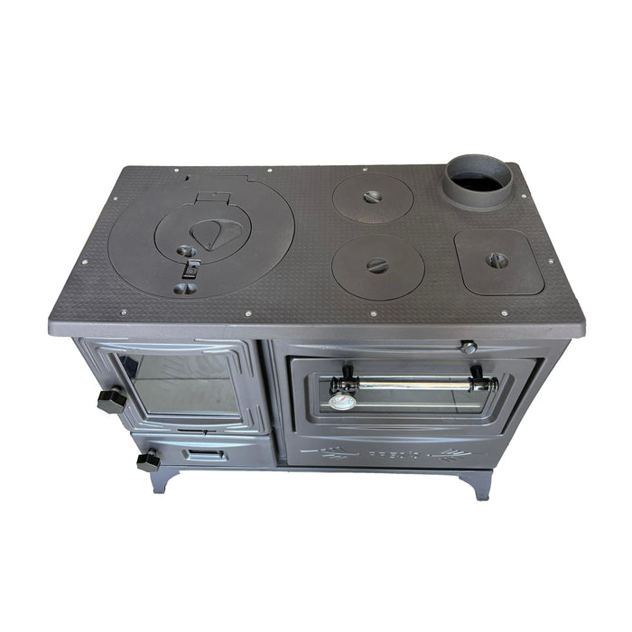 Black Cast Iron Stove Farmhouse Kitchen Home Stove With Oven Transformative Gift