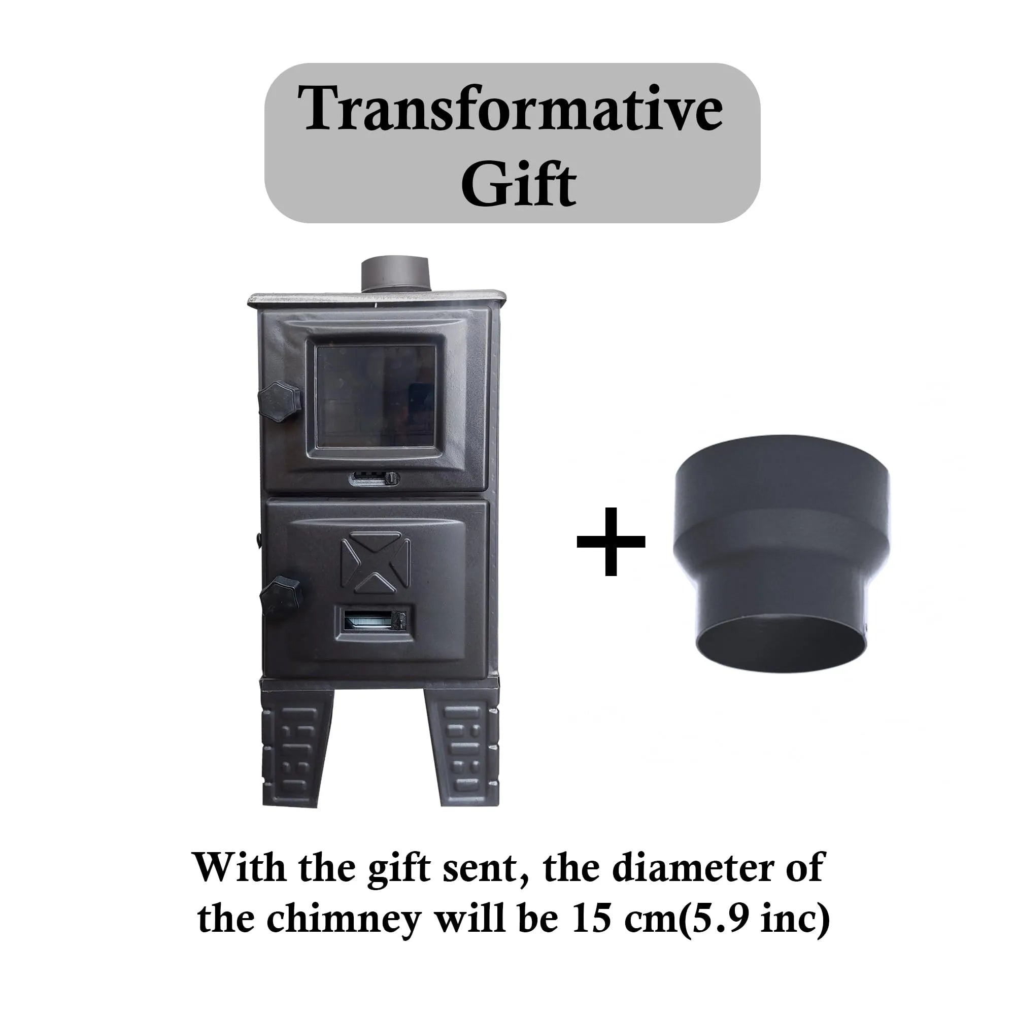 Small Cast Iron Stove for Outdoor Camping - Casting Fire