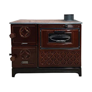 Tiny House Stove Cabin Stove (Brown Cast Iron Stove) - Casting Fire