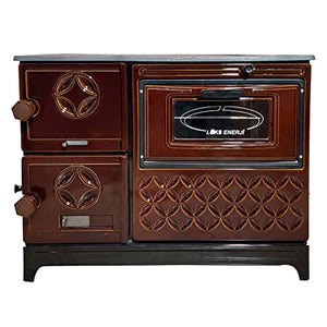 Tiny House Stove Cabin Stove (Brown Cast Iron Stove) - Casting Fire