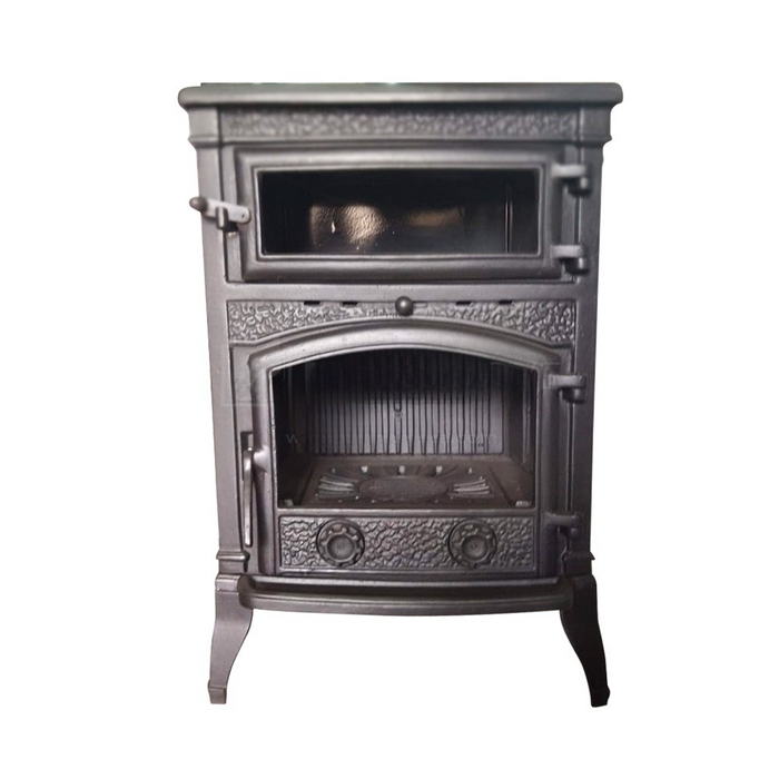 Cast Iron Stove for Outdoor | Versatile Mini Stove with Baking Oven