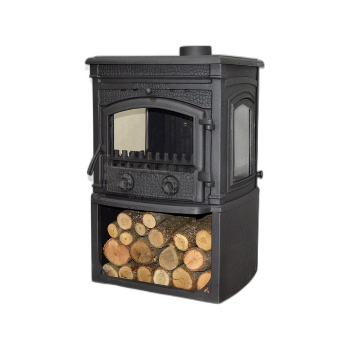 Cast Iron Stove with Fireplace Stylish Mini Stove for Cozy Camping