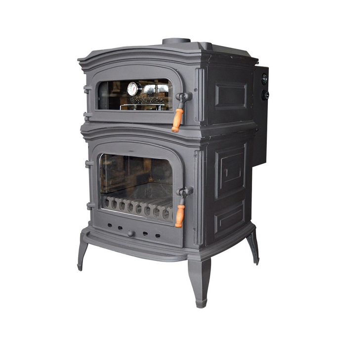 Cast Iron Stove with Water System Oven