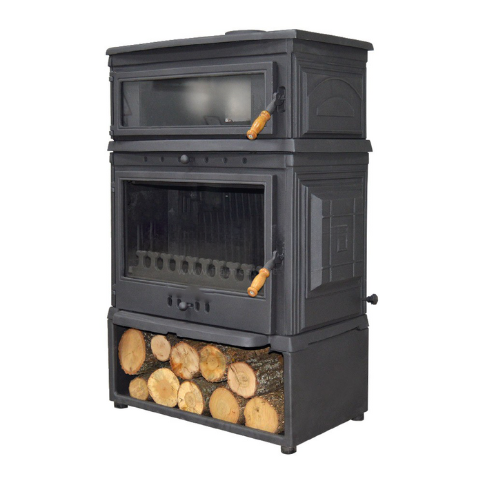 Black Cast Iron Stove