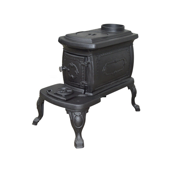 Black Cast Iron Retro Stove