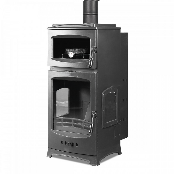 Gourmet Pellet Stove with Oven 3 Glass